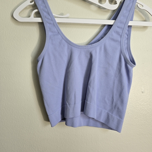 Colsie Tops - Colsie Light Purple Ribbed Top
